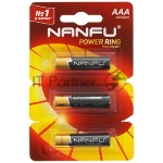 Батарейка щелочная AAA Nanfu LR03 3B(3x1B) (3шт.)