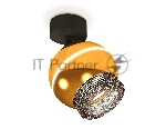 Комплект поворотного светильника Ambrella light XM1105011 PYG/SBK/BK золото желтое полированное/черный песок/тонированный MR16 GU5.3 LED 3W 4200K