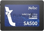 Накопитель SSD Netac SA500, 128Gb, SATA III, 2.5", R/W 500/400