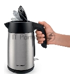 Чайник Bosch TWK7L460, 1,7л, 2400 Вт., нерж.сталь, шкала уровня воды