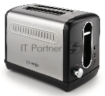 Тостер Gorenje T1100CLBK чёрный, 1100 Вт, 2 слота