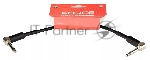 Инструментальный кабель FORCE FGC-19/025L Jack - Jack, угловые штекеры, 0,25 м