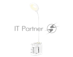 Настольная светодиодная лампа Ambrella light DE561 WH белый LED 4200K 4W