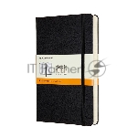 Блокнот Moleskine CLASSIC QP060 Large 130х210 мм, 240 страниц, линейка, твердая обложка, черный