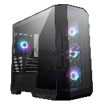 Компьютерный корпус без блока питания Case MSI MAG PANO M100R PZ, Mini-Tower, TG, 4x120мм ARGB, 1xUSB 3.2, 1xUSB 3.2 Type-C, mATX, mITX черный