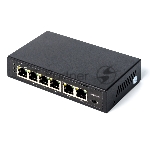 Коммутатор IPTRONIC PS3-E6P4H, 4×100 Мбит/с PoE + 2×100 Мбит/с, неуправляемый