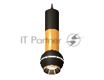 Светильник Ambrella XP1102030 SBK/PYG черный песок/золото желтое полированное MR16 GU5.3 LED 3W 4200K