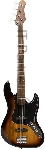 Бас-гитара STAGG SBJ-30 SNB 4-х струнная форма Jazz Bass, корпус павловния, гриф клен, накладка грифа палисандр, 20 ладов, мензура 867 мм, колки никелированные, бридж JB Classic, звукосниматели 2xJB, регуляторы 2x громкости, 1x тона, цвет Sunburst