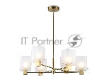Люстра Ambrella light LH57031/6 BS/SM латунь/дымчатый E14/6 max 40W D690*690