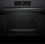 Духовой шкаф электрический Bosch HJG852YT0T Serie 6, 60 см, 66 л, черный матовый,сенсорное управление, 8 режимов+AutoPilot 30(30 автоматических программ), LCD-дисплей, галогенное освещение, самоочистка EcoClean,Soft Open and Soft Close door,телескопические направляющие на 2 уровнях