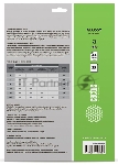 Пленка для ламинирования Cactus 75мкм A4 (25шт) глянцевая 216x303мм CS-LPGA47525