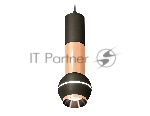 Светильник Ambrella XP1102040 SBK/PPG черный песок/золото розовое полированное MR16 GU5.3 LED 3W 4200K
