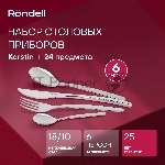 Набор столовых приборов Rondell RD-245, 24 предм., вид 12