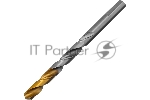 Сверло спиральное по металлу Denzel 9 x 125мм, Р6М5, Golden Tip