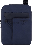 Сумка Piquadro Wollem CA1816W129/BLU синий полиэстер/натур.кожа