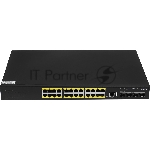 Коммутатор Cudy GS5024PS4, 24×1 Гбит/с, 4×10 Гбит/с SFP+, управляемый, вид 15