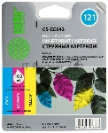 Картридж струйный Cactus CS-CC643 №121 многоцветный (9 мл.) для HP DJ D1663/D2563/D2663/D5563/F2423/F2483/F2493/F4213/F4275/F4283/F4583/PS C4683/C4783