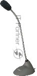 Микрофон компьютерный Defender MIC-111, серый, кабель 1,5 м