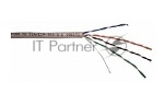 Кабель TWT FTP, серии XS, 4 пары, Кат.5e, PVC, серый, 305 метров