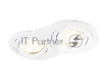 Встраиваемый поворотный точечный светильник Ambrella light TN102505/2 WH белый GU5.3 175*95*28