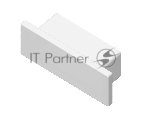 Заглушка для профиля GP8300 WH белый 15.5*6