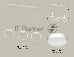 Светильник Ambrella light XB9106100/3 SWH белый песок GX53 (C9106, N8112)