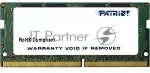 Оперативная память Patriot Signature, DDR4, 8GB (1x8 GB), 2133 MHz, CL15, SO-DIMM