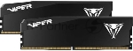 Оперативная память Patriot Viper Elite 5 Ultra, DDR5, 64GB (2x32GB), 6000 MHz, CL28, с радиатором, чёрный