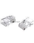 Коннекторы RJ-45 (8P8C) для UTP кабеля 6кат. (упаковка 100 шт.)