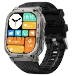 Умные часы KOSPET Tank M4C, 1.96" AMOLED, Bluetooth, GPS, IP69, серебристый