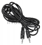 Кабель соединительный аудио Buro Jack 3.5 (m)/Jack 3.5 (m) 3м. черный