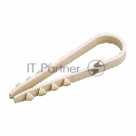 Дюбель-хомут нейлоновый PROconnect 11-18 мм, белый, упаковка 100 шт.
