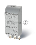 Модуль индикации и защиты LED + диод ( + A1) 6...24В DC зел. FINDER 9902902499