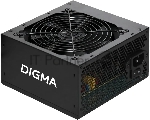 Блок питания Digma DPSU-400W-WH, 400 Вт, 80 PLUS белый, 120 мм, черный