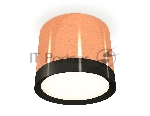 Светильник Ambrella Light XS8122001 PPG/PBK золото розовое полированное/черный полированный GX53 (C8122, N8113)