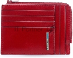 Чехол для кредитных карт Piquadro Blue Square PU1243B2R/R красный натур.кожа