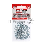 Гайка шестигранная М6 цинк. DIN 934 (уп. 40 шт) пакет Tech-Krep 103025