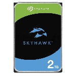 Жесткий диск HDD Seagate SkyHawk 2Tb SATA 5400 rmp 6Gb/s 256Mb 3.5" 1 year warranty (replacement ST2000VX008, ST2000VX015, WD23PURZ, ST2000VM003)