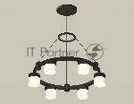 Светильник Ambrella light XR92051204/6 SBK/FR черный песок/белый матовый GX53  (A9205, C9232, N8402)