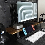 Подставка под монитор Monitor Stand GEEK NOOK Focus Station 85x9x23 см, Walnut