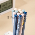 Набор карандашей чернографитных Deli EC031-HB Linfini HB, шестигранный, ассорти (12шт), вид 2