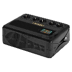 Источник бесперебойного питания ExeGate NEO Smart BU-800.LCD.AVR.5SH 800VA/480W, цветной LCD-дисплей, AVR, 5*Schuko, черный
