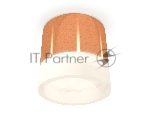 Светильник Ambrella Light XS8122010 PPG/FR золото розовое полированное/белый матовый GX53 (C8122, N8401)