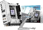 Материнская плата MSI MPG B860I EDGE TI WIFI, LGA 1851, Intel B860, 2xDDR5 (до 128 ГБ), 2xSATA, 2xM.2 (1xPCIe 5.0, 1xPCIe 4.0/SATA), 1xPCIe 5.0 x16, 1xHDMI, 1x5Gb LAN, Wi-Fi 7, Bluetooth 5.4, 1xUSB-C 40Gbps (Thunderbolt 4), 1xUSB-C 10Gbps, 1xUSB-A 10Gbps, 4xUSB-A 5Gbps, 2xUSB-A 2.0, 3x3.5 мм + S/PDIF оптический, 7.1, белый/серебристый, Mini-ITX