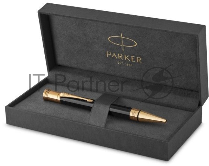 Ручка шариковая Parker Duofold K74 (CW1931386) Black GT, M, черные чернила, подарочная коробка