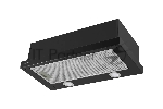 Вытяжка телескопическая HOMSair Flat 60 Glass черный, 60 см, 520 куб. м/ч, 45 дБ