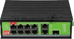 Коммутатор Digma DSP408F-2G1S-300, 8×100 Мбит/с + 2×1 Гбит/с + 1×1 Гбит/с SFP, неуправляемый
