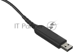 Гарнитура Logitech PC Headset 960 Stereo чёрный, проводная, USB, вид 26