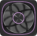 Вентилятор для корпуса Formula Air Fusion 1 BK Reverse ARGb 120х120x28 черный 4-pin 35.97дБ (упак.:1шт) (AIR FUSION 1 BK REVERSE) Ret