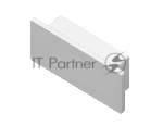 Заглушка для профиля GP8400 WH белый 20.5*10